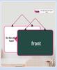Double-Sided Magnetic Chalk & Whiteboard for Kids' Drawing & Home Office Messages