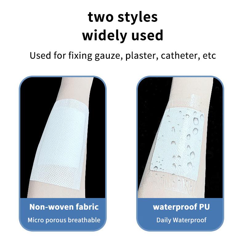 Medical Non-Woven Fixation Tape 1 Roll Antibacterial Breathable Wound Dressing Bandage for Sports Outdoor Emergency