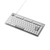 ELECOM Rapid Trigger Gaming Keyboard V Custom VK720AL Wired Magnetic Analog Detection Switch 75% Size Low Profile White TK-VK720ALWH