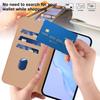 Für Samsung Galaxy A06 4G Hülle Einfarbiges Brieftaschen-Leder-Handycover mit Riemen