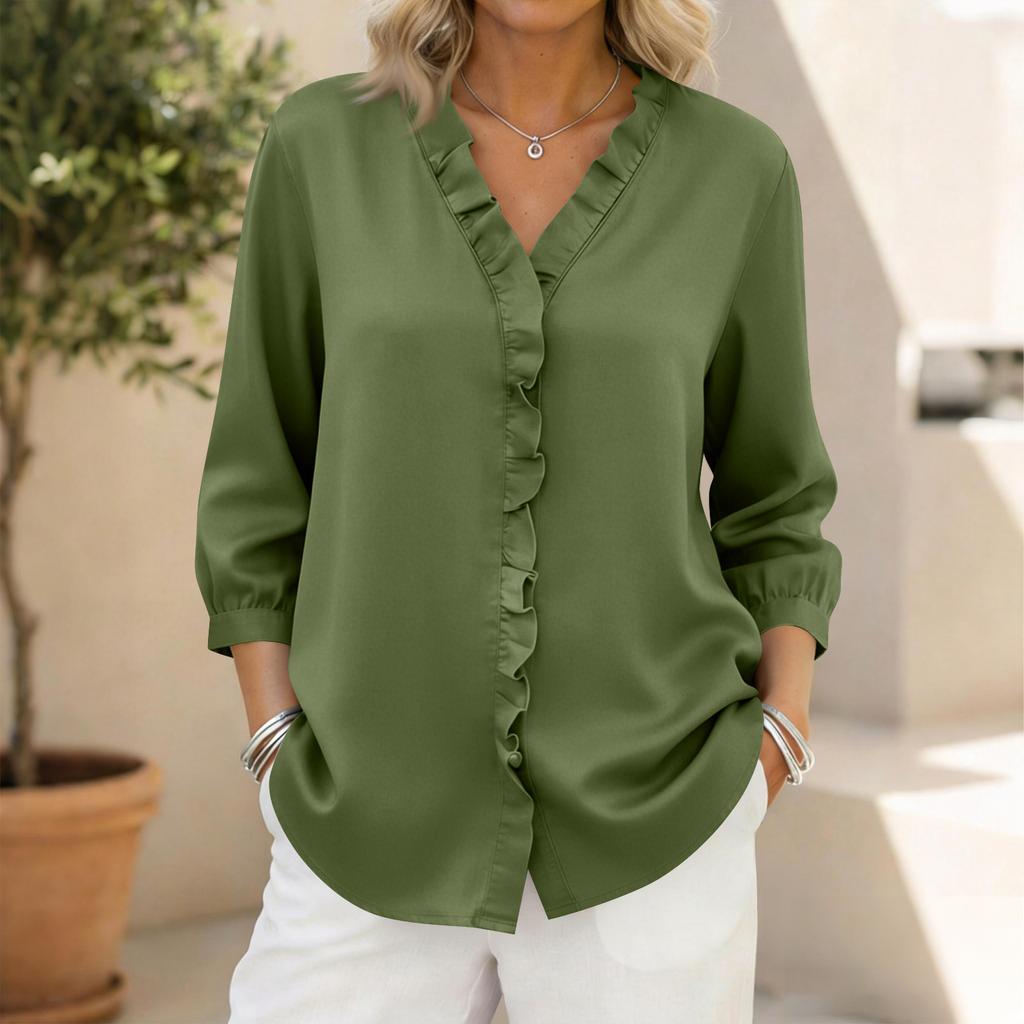 Women's 3/4 Sleeve Shirts Graphic Tees Shirts Casual Basic Tops Pullovers