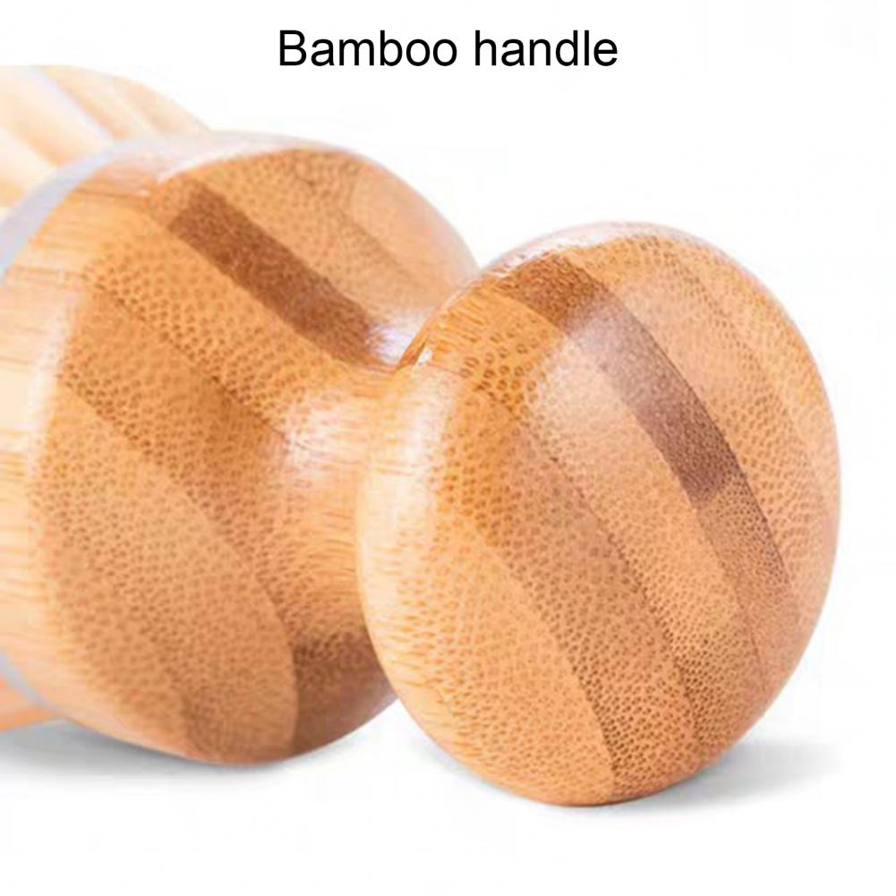Dish Bamboo Scrub Brushes Pot Brush Round Mini Scrub Brush Natural Scrub Brush Wet Cleaning Scrubber for Wash Dishes Pots Pans