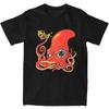 Men  Octopus Shirt Apparel RHCP Positive Mental Octopus  T-shirt Clothes Vintage Tee Shirt