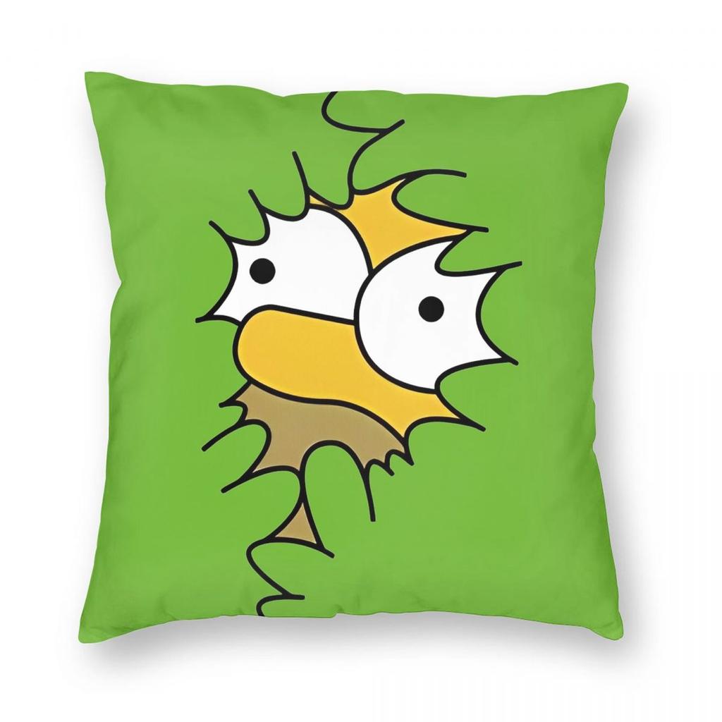 Homer In The Bushes Simpsons Pillowcase Soft Polyester Cushion Cover Gift Throw Pillow Case Cover Home Dropshipping 45*45Cm