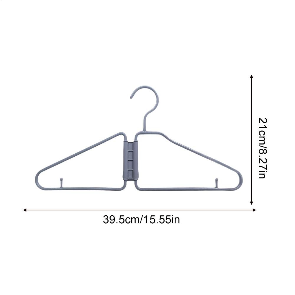 Foldable Hangers 12 Pieces Portable Space Saving Travel Accessories Portable Clothes Hanger For Airplane Ship Vacation Hotel