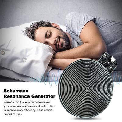 USB napájecí zdroje 7,8Hz Schumann Waves Ultra-nízkofrekvenční pulzní generátor Zlepšovač spánku Kruhový
