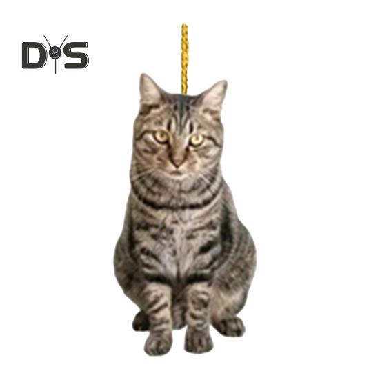 

Мультяшная рождественская подвеска со шнурком, легко подвешивается, устойчивое к выцветанию подвесное украшение в виде животного, универсальное украшение 3