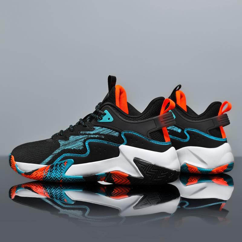 Basketball shoes Four Seasons men's lightweight plus size breathable casual sports shoes outdoor racing running speed sneakers