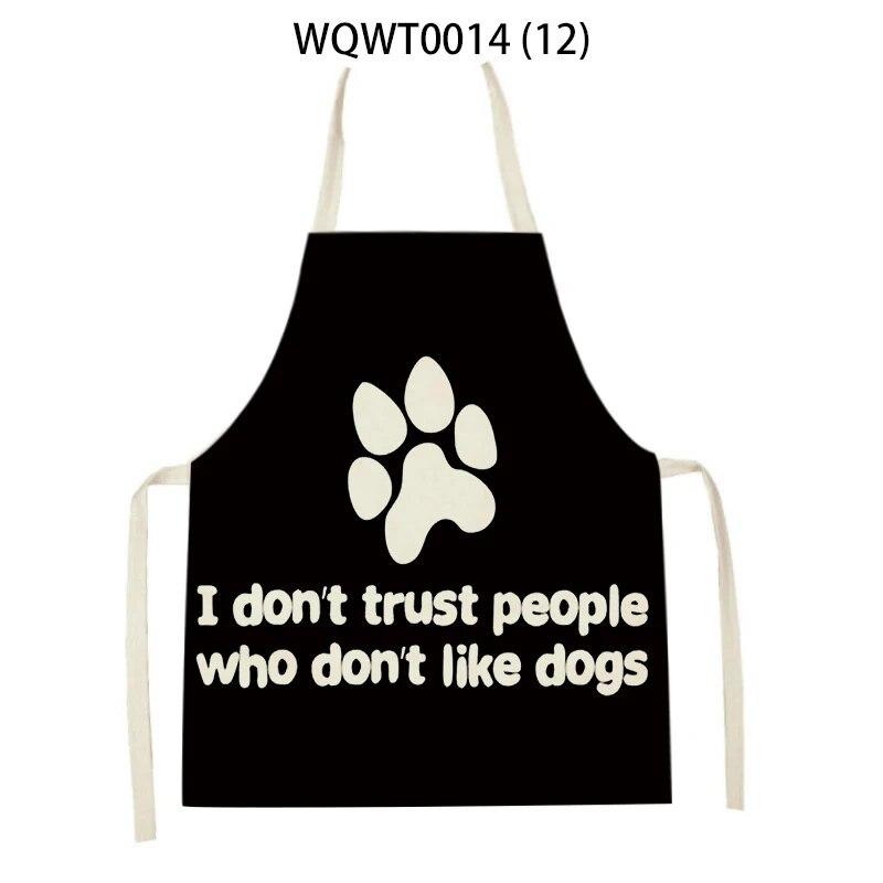 Cute Dog Graphical Printing Kitchen Apron for Children's Apron for Children's Apron Isused Forhouse Accessories for Chef Cooking