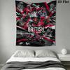 British Grand Prix MotoGP Racing Tapestry, Motorcycle Racer Wall Hanging, Wall Art Decor for Bedroom Living Room Fan Room