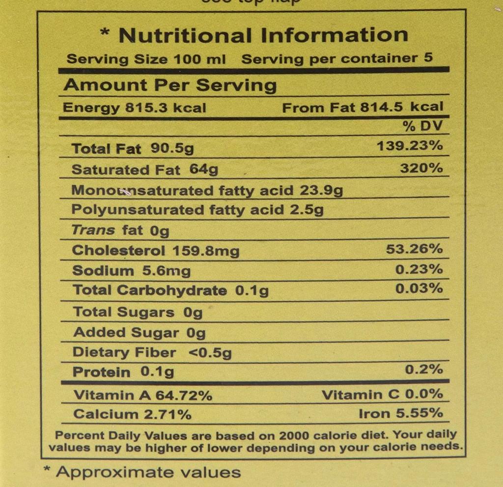 Ghee Butter (500 Ml), Cow Ghee, Chitale