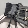 Damen Vintage Gotisches Spitze Elastischer Korsettgürtel Mode Einfarbige Kordel Punk-Accessoire Für Reife Damen Kleid Hemd Gürtel