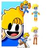 Peluche Supereroe Bryson And Ham Giocattolo di Peluche con Opzioni di Colore Marrone e Blu
