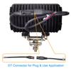Lightronic Tractor Work Diffused Auxiliary Focal Fishing IP69 Suitable for and Other Work Vehicles 2-Pack Lights, 45W, 6000K, Ultra-Wide Angle, Lens,