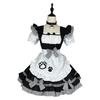 Plus Size Cute Japanese Catgirl Maid Cosplay Costume for Women - Black & White Classic Design