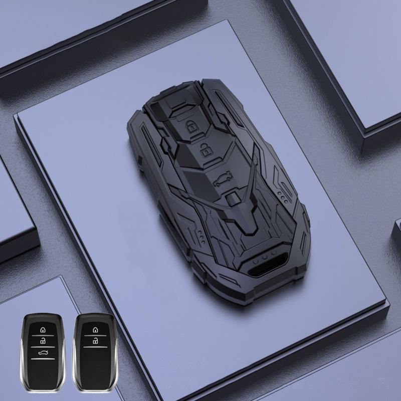 New Car Key Case Cover For Toyota Prius Camry Corolla C-HR CHR RAV4 Prado 2018 2022 Protector Key Shell Auto Accessories