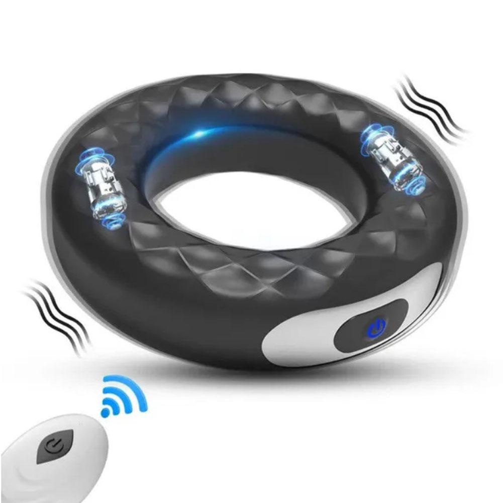 Vibrierender Penisring Stärkere Erektion Sexspielzeug für Männer Paare Verzögerte Ejakulation Penisringe Penisring Cockring Erwachsenenartikel