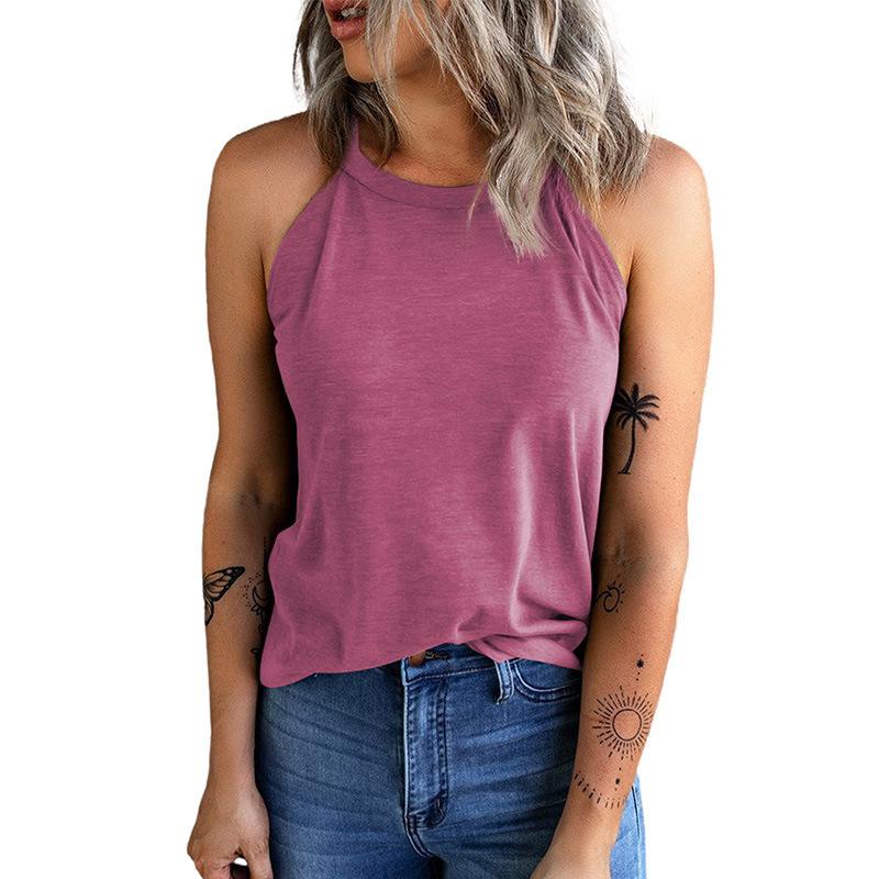 New Summer Casual Temperament Slim Fit Sexy Vest T-Shirt Sleeveless Suspender Versatile Top Strapless Women