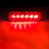 6 Led Car Strobe Warning Light Truck Flashing Strobe Emergency Grill Light White Blue Red Yellow Beacon Lamp Police Lamp 12V 24V