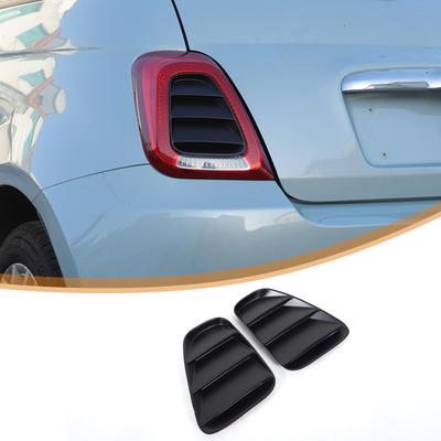 Sauicemy Fiat 500 2016-Presente Painel Decorativo da Lanterna Traseira Tampa da Lanterna Traseira Tampa de Proteção da Luz