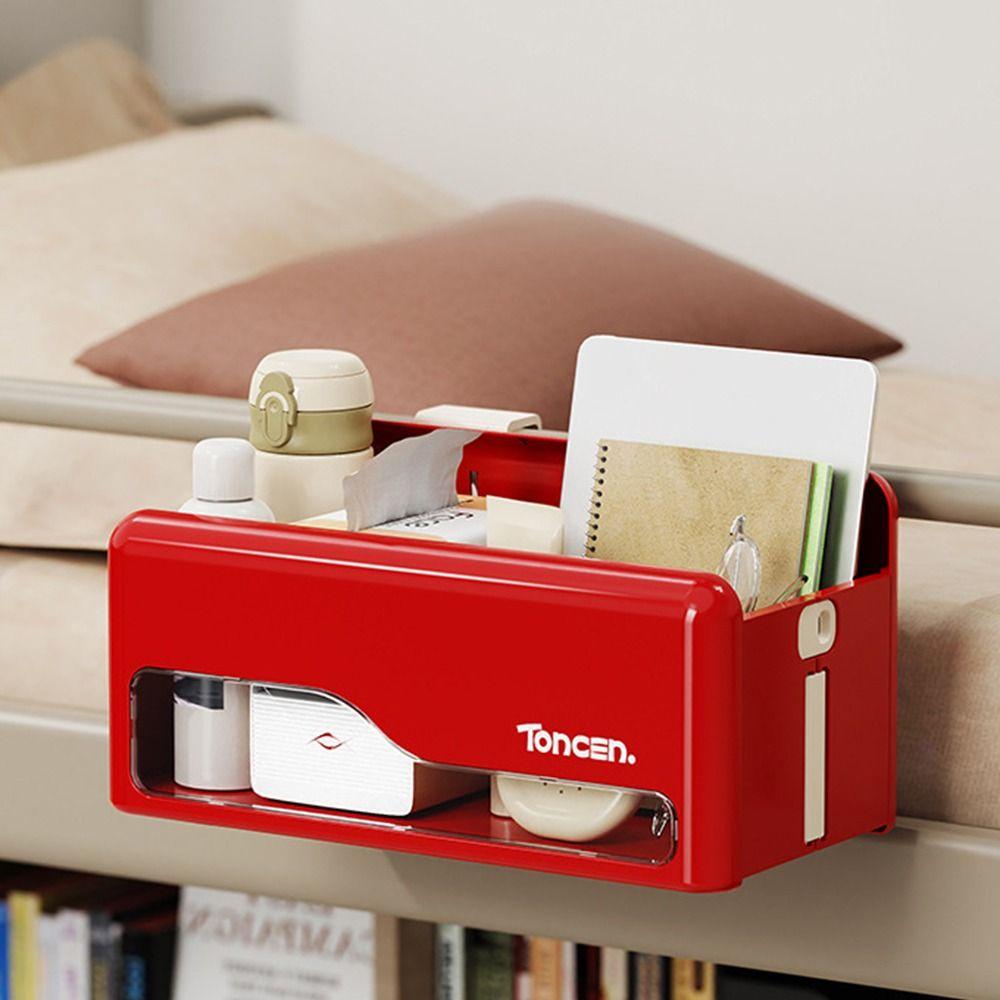 Creative Hanging Organizer Punch-free Toilet Storage Cabinet Dormitory Storage Box  Office Supplies