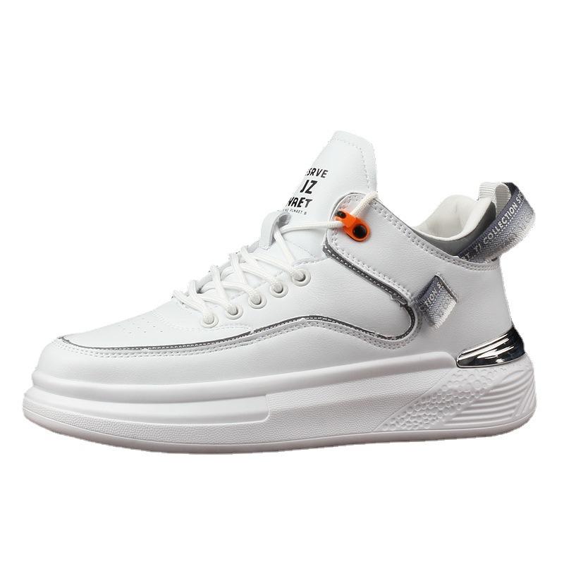 Podzimní a zimní novinka Pánské Módní boty se silnou podrážkou Střední Pomoc Muži Běžné Sportovní boty Studentské boty na skateboard Měkká podrážka Pánské Cestovní boty