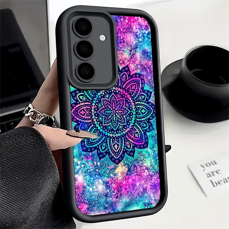 Handyhülle für Samsung Galaxy A17 A16 A15 A14 A13 Mandala Sonnenblume Traumhafter Stil A56 A36 A26 A55 A35 A25 A54 A34 A24 A53 A33 A23