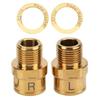 Bicycle Pedal  Titanium Alloy Bike Pedal Extension Shaft for Mountain Road Bike Gold 