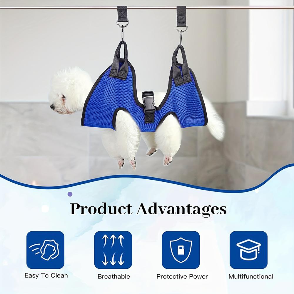 Pet Grooming Hammock Cat Dog Nail Clipper Fixer Teddy Hook Type Feeding Anti-scratch Artifact Restraint Bag Pet Accessories
