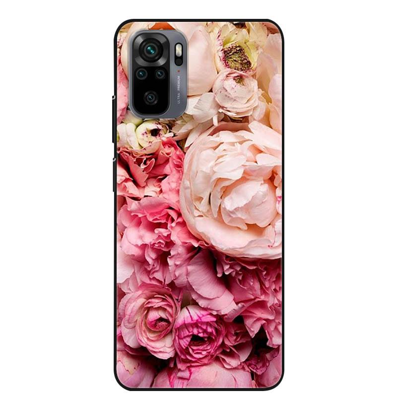 For Xiaomi Redmi Note 10s Case Shockproof Silicone Cartoon Soft Cover for Redmi Note 10 Pro Phone Cases Note10 4G 10T 5G 10 S