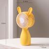 2025 New Hot-Selling Student Cartoon Handheld USB Fan with Large Lithium Battery and Lanyard