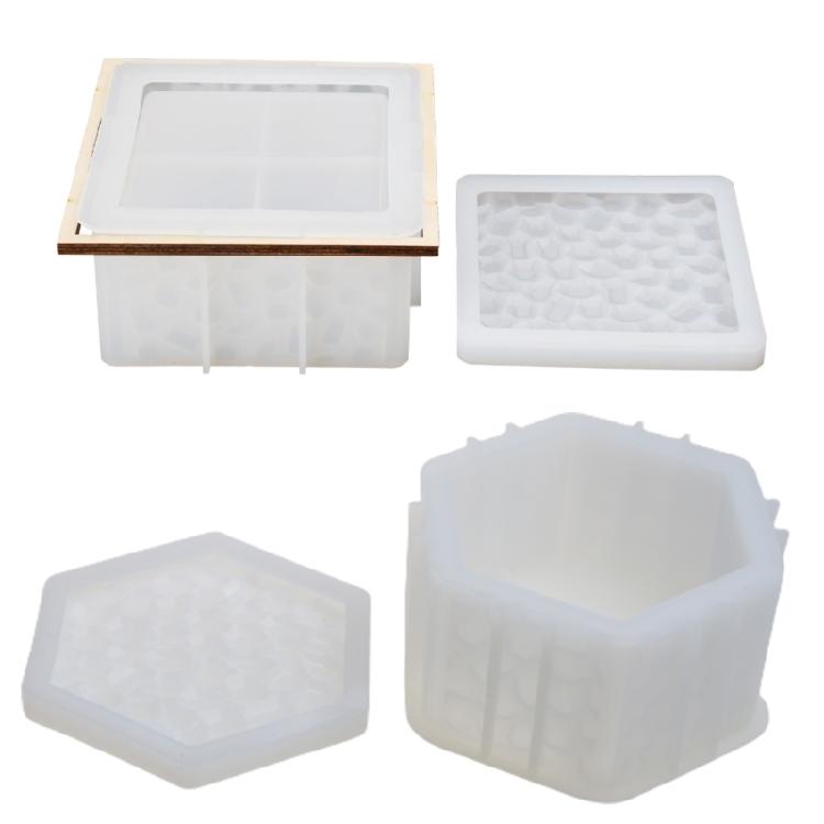 Box Resin Mold Storage Box Resin Molds Silicone Jewelry Box Resin Mold with Lid