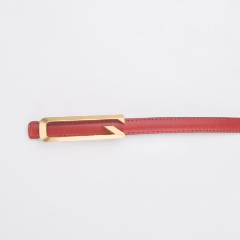New Waist Belt Women's Buckle Casual Versatile Leather Belt Fashionable Korean Versatile Decoration with Jeans Belt