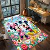 Mickey & Minnie: Adorably Playful Rug Carpet Large Area Rug Non Slip Washable Floor Mat Gamer Room Bedroom Home Decor