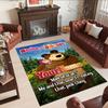 Masha Bear Customize Text Area Rug Suitable for Entryway Living Rooms Outdoor Hallway Antislip Carpet Office home decor Spiritual Gift