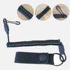 Anti-lost Elastic Lanyard Rope Spring Safety Strap Gun Rope For Key Ring Chain Flashlight Hunting Accessories