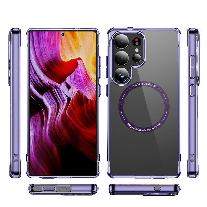 Magnetic Case for Samsung S26 Ultra, Compatible with S25FE, S23 Plus, S26 Transparent, S24 Hard Case Samsung S25 Plus