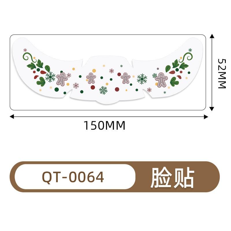 Waterproof Temporary Freckle Tattoos Christmas Party Makeup Long Lasting Fake Stickers Holiday Events