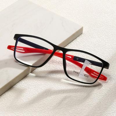 Photochromic Anti-Blue Light Reading Glasses Blue Ray Blocking Multifocal Sports Sunglasses Progressive Near Far Eye Protection