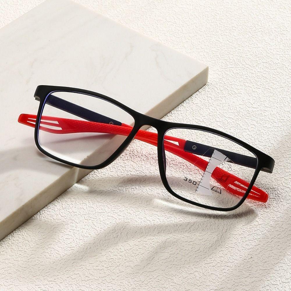 Photochromic Lens Anti-Blue Ray Reading Eyeglasses Multifocal Progressive Near Far Sports Style Sunglasses Eye Protection Presbyopic Eyeglasses
