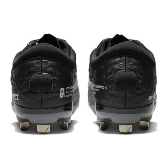 Nike HyperDiamond 4 Elite Low Black Cool Grey W - CZ5917-001
