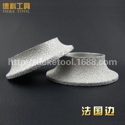 French Edge Brazed Diamond Grinding Wheel for Stone