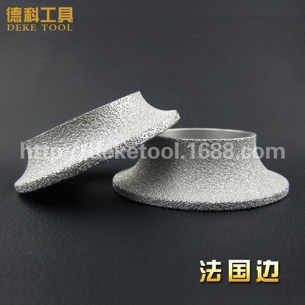 French Edge Brazed Diamond Grinding Wheel for Stone