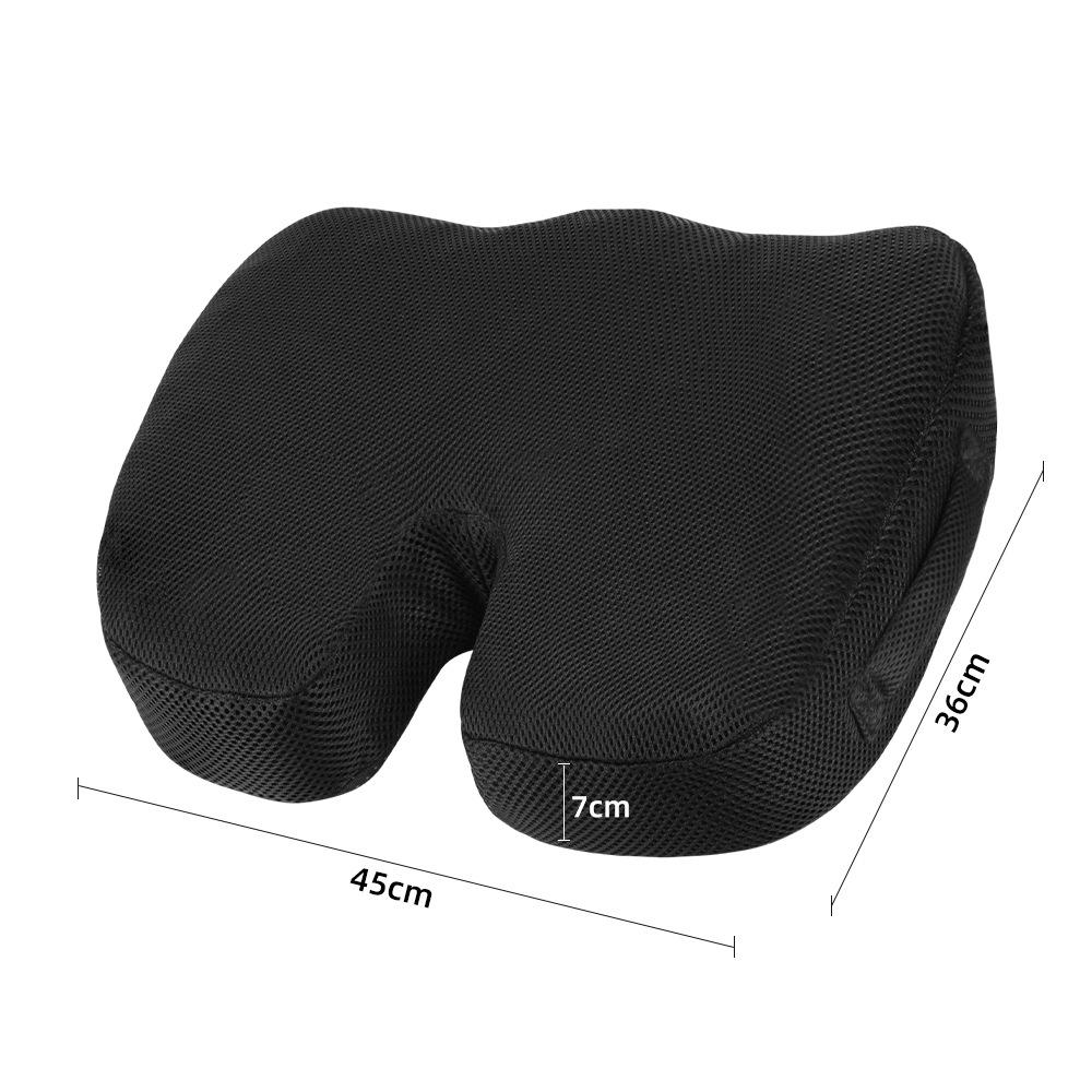 Comfortable breathable seat cushion, U-shaped design wave sponge massage cushion can relieve buttock pressure/coccyx pain
