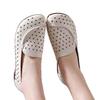 Casual Hollowed-out Women's Shoes Soft-soled Single Shoes, Toe Caps Flat Bottoms New Breathable Crocs