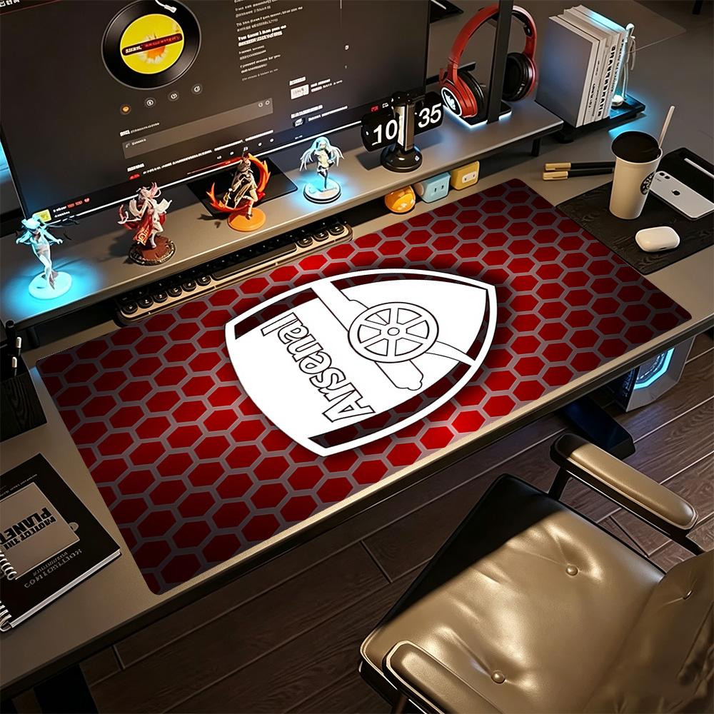 Arsenal Large Mouse Pad Gamer Mousepad Office Mouse Mats Non-Slip Rubber Base Computer Decor Item Office Use