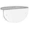 Wall Shelf Grey Sonoma 38 x 19 x 19 cm Engineered Wood