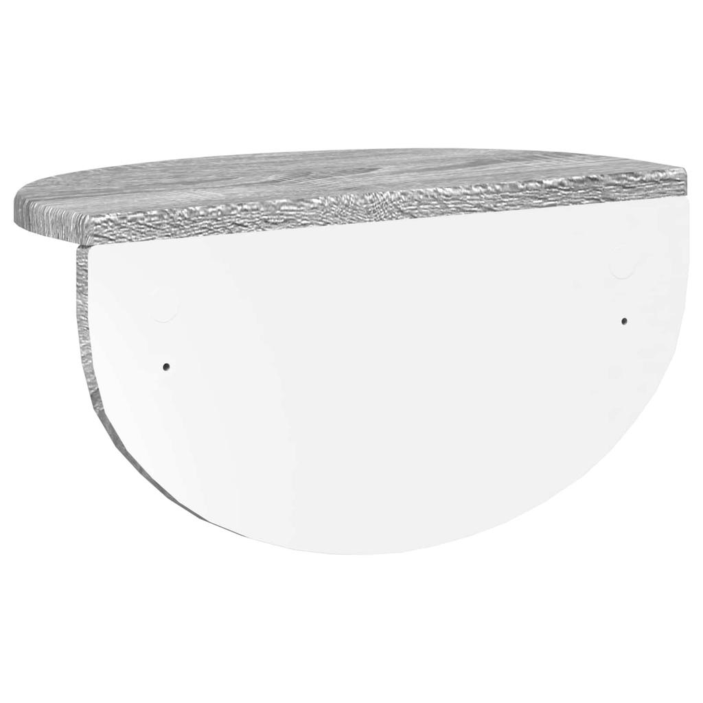 Wall Shelf Grey Sonoma 38 x 19 x 19 cm Engineered Wood