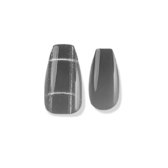 

Finger Suit Water Glow Nail Tip Premium Design Line 27 Types M-04. Preppy