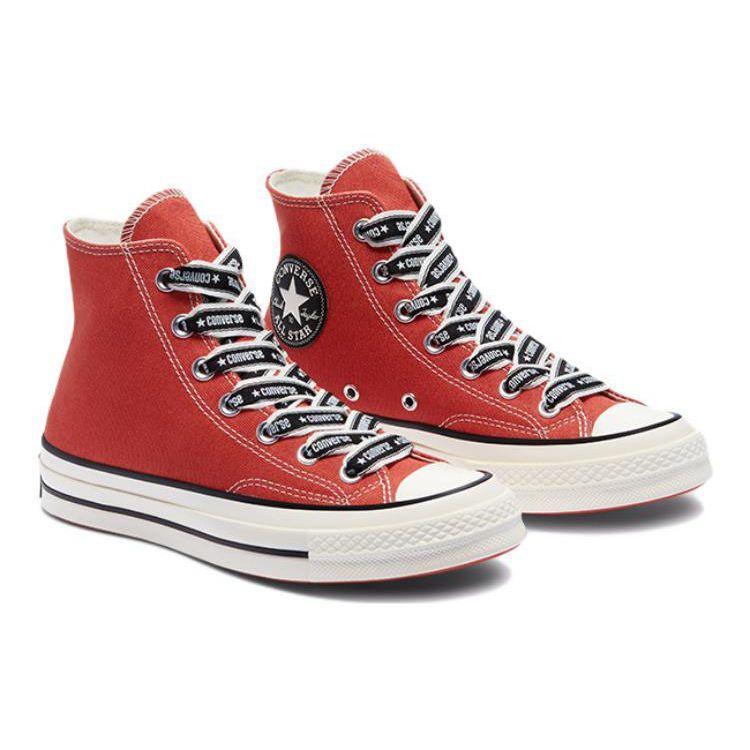Converse Chuck Taylor All Star 1970s Classic Trend Durable High-Top Canvas Shoes Unisex sneaker Orange A01803C